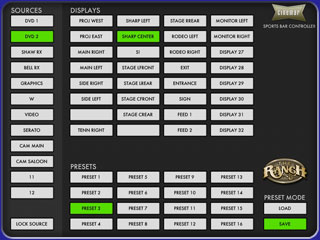 Sports Bar Interface